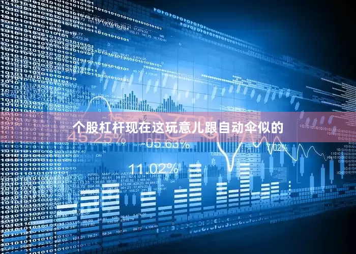 个股杠杆现在这玩意儿跟自动伞似的
